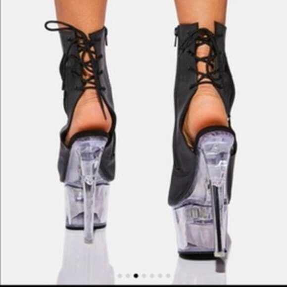 Midnight Risk It All Light Up Platform Heels - Picture 5 of 5